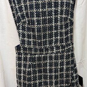 NWT Lulus Tweed Skort | Black White Mini | Size M
